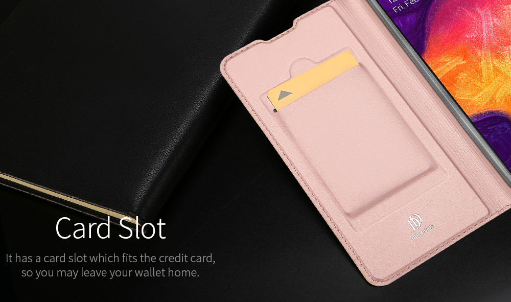 Case Samsung Galaxy A70 #เคสฝาพับ DUX DUCIS Skin Pro Series คุณภาพดีราคาถูก