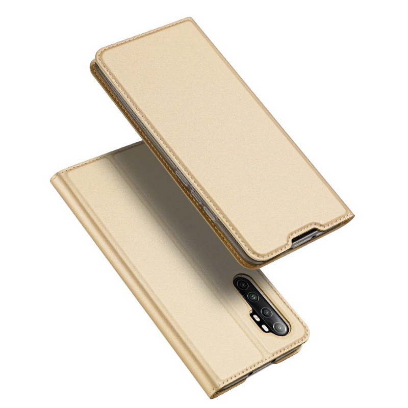 Case Xiaomi Mi Note 10 Lite #เคสฝาพับหนัง PU DUX DUCIS Skin Pro Series Auto-absorbed PU Leather คุณภาพดี