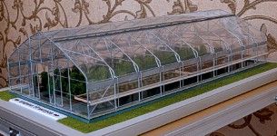 โมเดลโรงเรือน Greenhouse 30 x 35 cm.