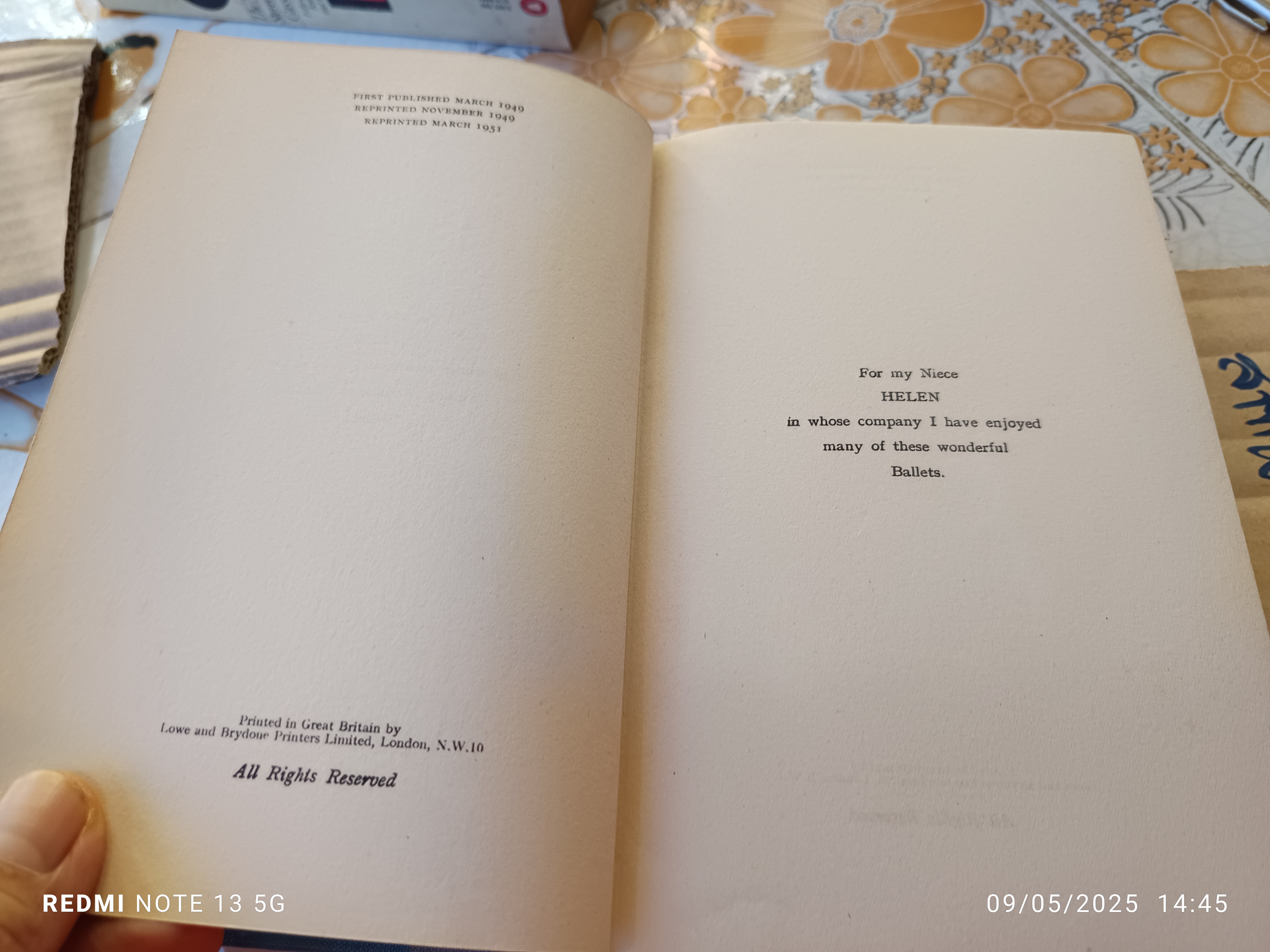 STORIES OF THE BALLETS (Hardcover). Gladys Davidson Published by T. Werner Laurie, London, 1951.