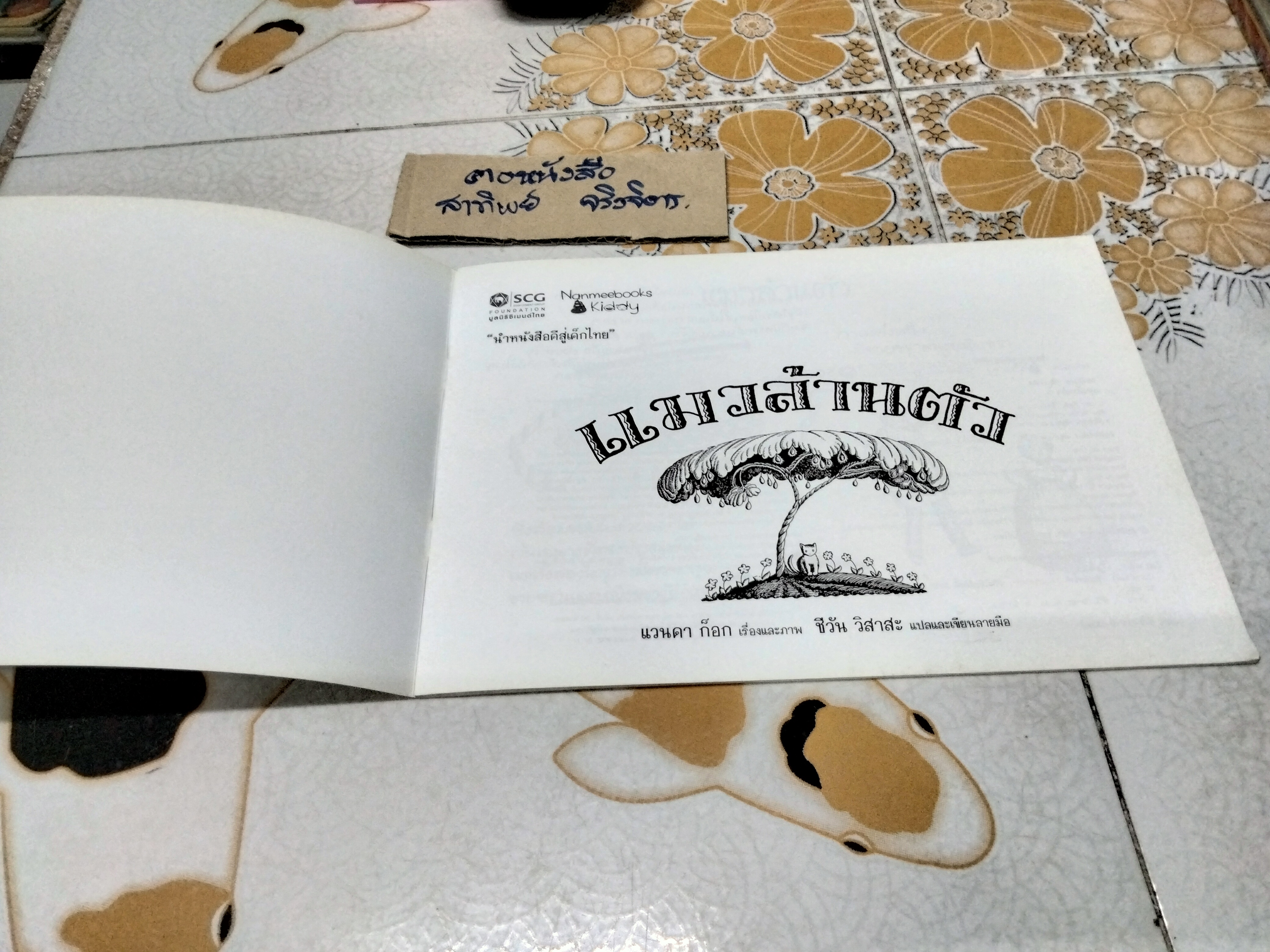 แมวล้านตัว (Millions of cats) เรื่องและภาพโดย แวนดา ก็อก - ชีวัน วิสาสะ แปล , พิมพ์ครั้งที่ 3-2552