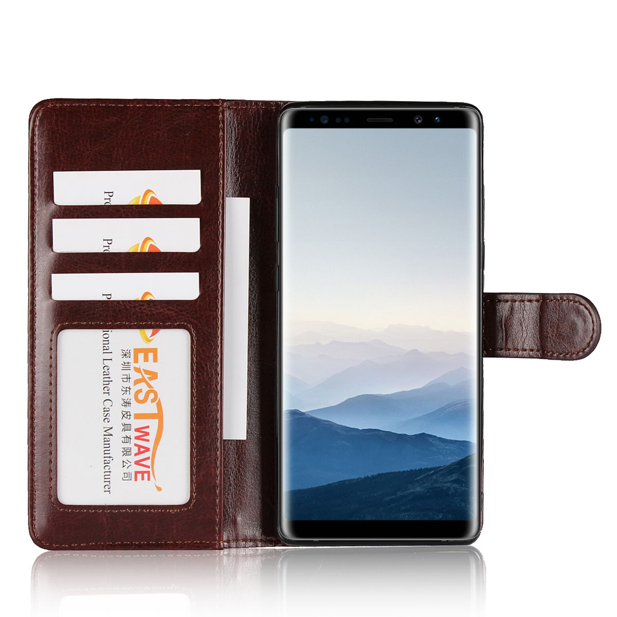 Case Samsung Galaxy Note 8 N950 #เคสฝาพับหนัง PU ผิวหนังม้า 2 in 1 สไตล์กระเป๋าสตางค์ Crazy Horse Texture 2 in 1 Wallet Leather