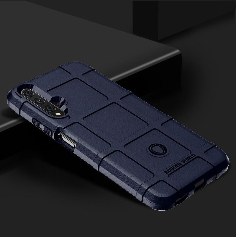Case Huawei Nova 5T#เคสฝาหลัง Rugged Shield Series Soft Silicone Shock Absorption Matte กันกระแทก