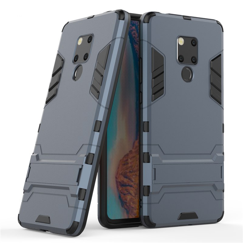 เคส Huawei Mate 20 X #เคสฝาหลังพลาสติก ไฮบริด TPU + Kickstandสีสันสวยงามทันสมัย