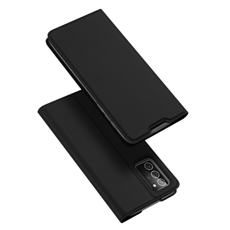 Case Samsung Galaxy Note 20 / Note 20 5G #เคสฝาพับหนัง PU DUX DUCIS Skin Pro Series Auto-absorbed PU Leather คุณภาพดี