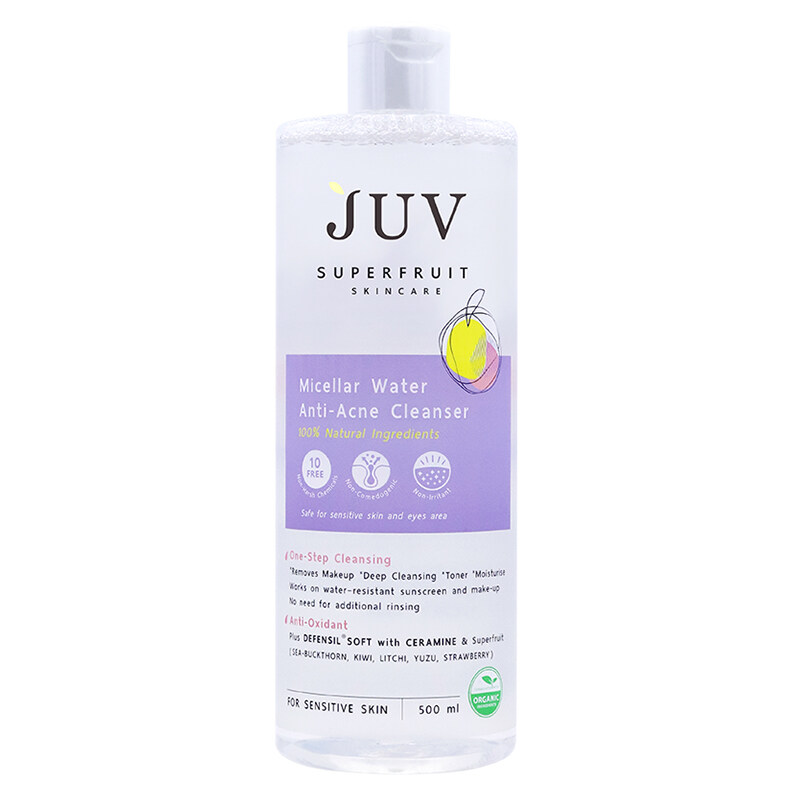 JUV Micellar Water Anti- Acne Cleanser 500ml คลีนเซอร์ จุ๊ฟ