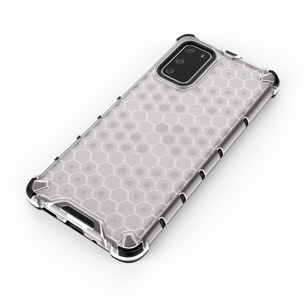 เคส Samsung Galaxy S10 Lite #เคสฝาหลังกันกระแทก Honeycomb Shock Absorber TPU + PC + Silicone Hybrid