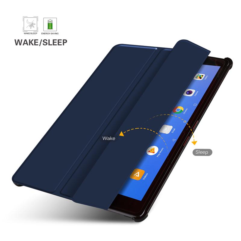 Case Huawei MediaPad M5 Pro 10.8 นิ้ว หนัง PU #เคสฝาพับแบบ 3 พับ Tri-fold Stand Smart Leather