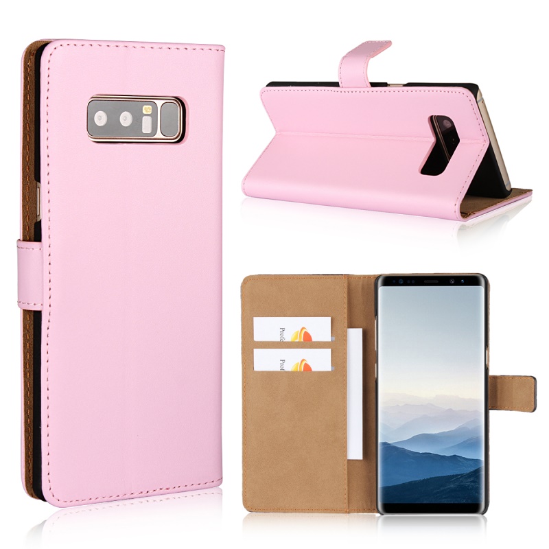 เคส Samsung Galaxy Note 8 #เคสฝาพับหนังแยก Split Leather Wallet ปิดแม่เหล็กสีสันสวยงาม