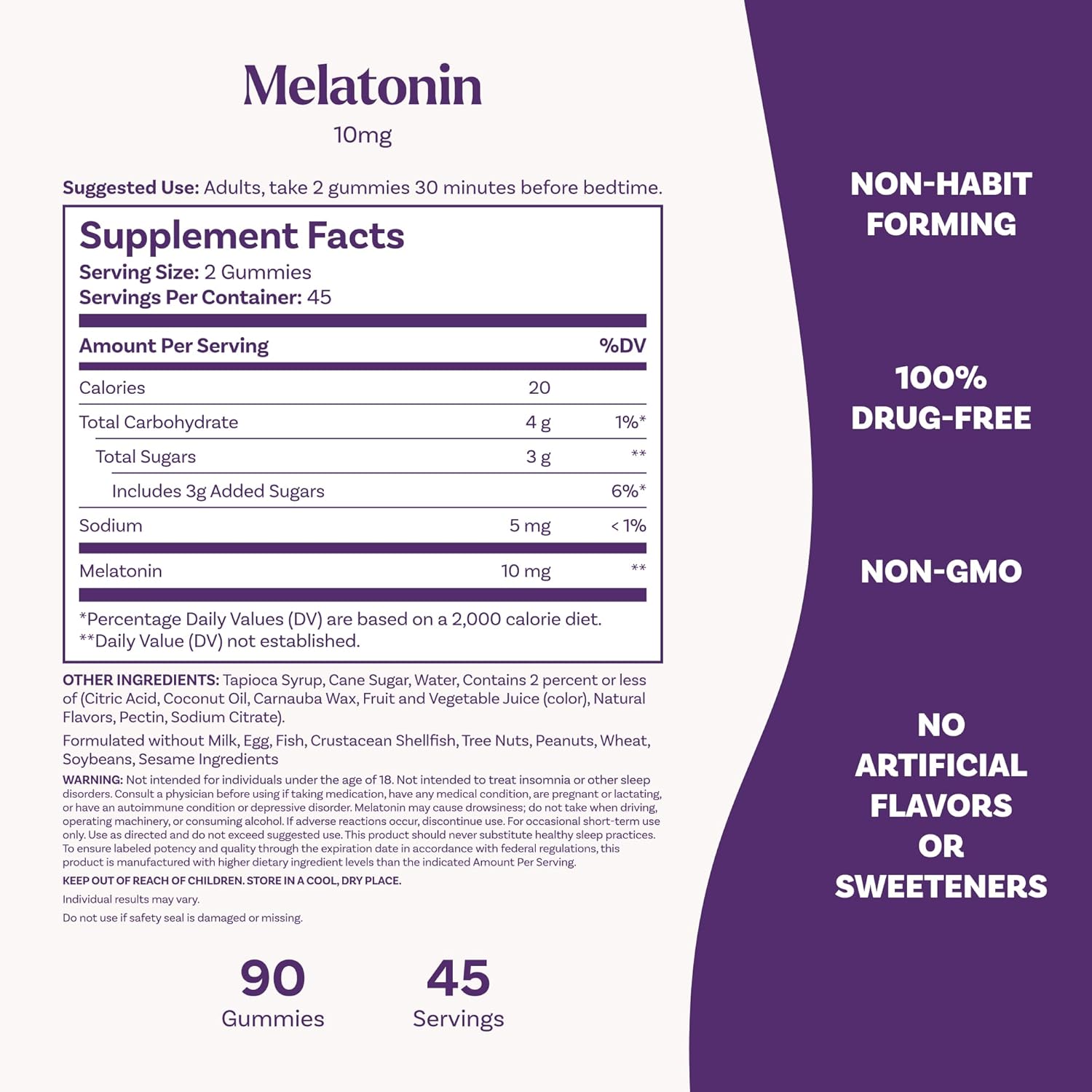 15% Sale!! EXP.03/2026 Natrol® Melatonin, Strawberry 10 mg 90 Gummies เมลาโทนินกัมมี่ รสสตรอว์เบอร์รี่