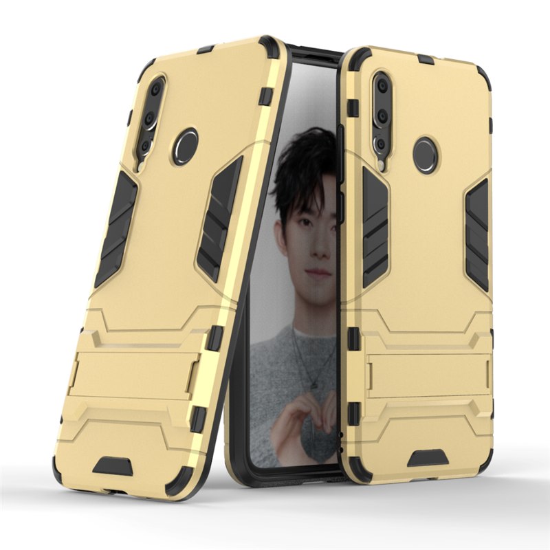 Case Huawei nova 4 #เคสฝาหลังพลาสติก ไฮบริด TPU + Kickstand