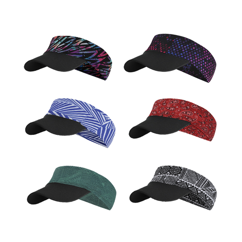 หมวกวิ่งครึ่งใบ กันแดด น้ำหนักเบา พับเก็บได้ Running Hat Sport (I08)