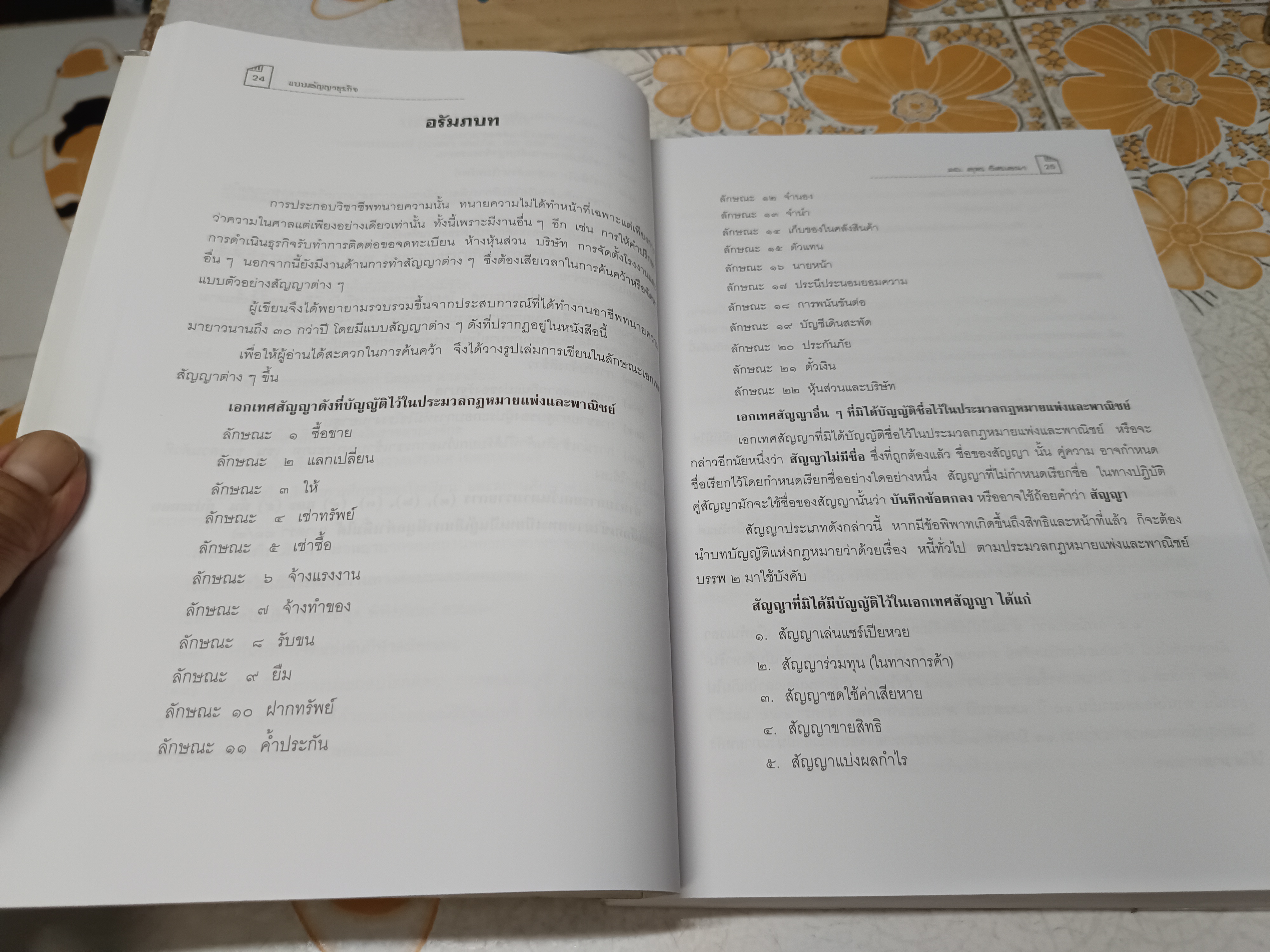 สัญญาทางธุรกิจ ฉบับรวมเล่ม 1-2 รวบรวมโดย หม่อมหลวงสุพร อิศรเสนา พิมพ์ปีพ.ศ 2550 **สินค้าหมด**