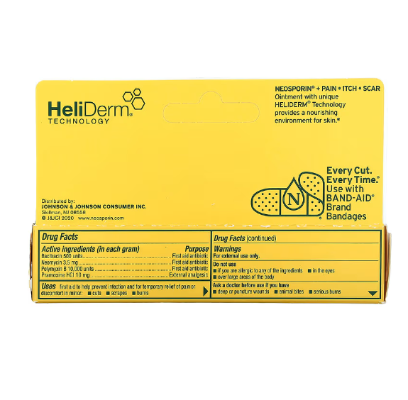 Neosporin® Pain + Itch + Scar Ointment 28.3 g ครีมลดปวด คัน ลดรอยแผล