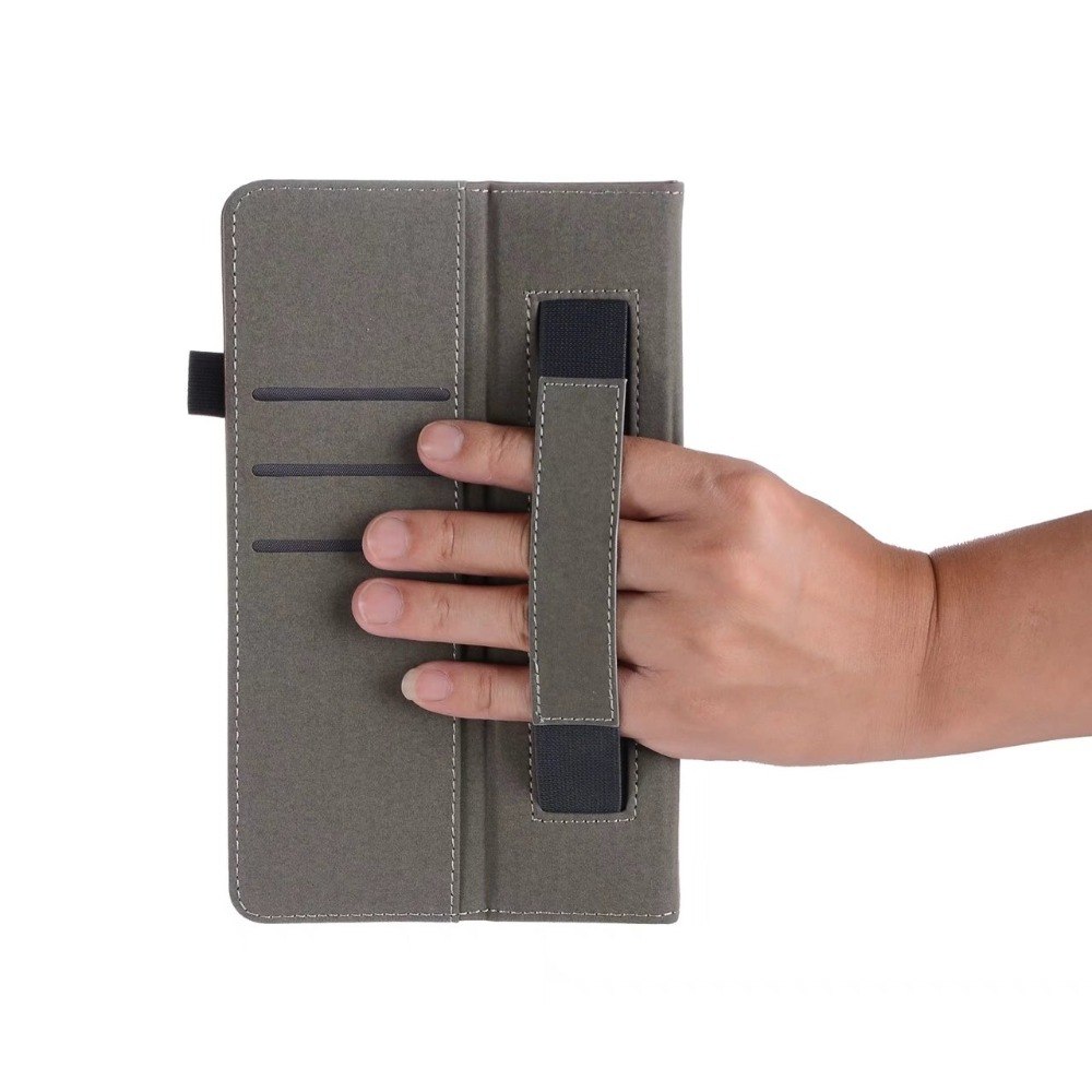 Case Huawei MediaPad M5 8.4 นิ้ว #เคสฝาพับหนัง PU มีที่สวมนิ้ว Wallet Stand Leather Cover Shell with Elastic Band