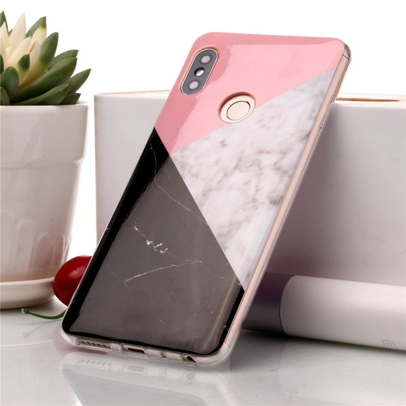 เคส Xiaomi Redmi Note 5 #เคสฝาหลังนิ่มลายหินอ่อน Marble Pattern IMD TPU