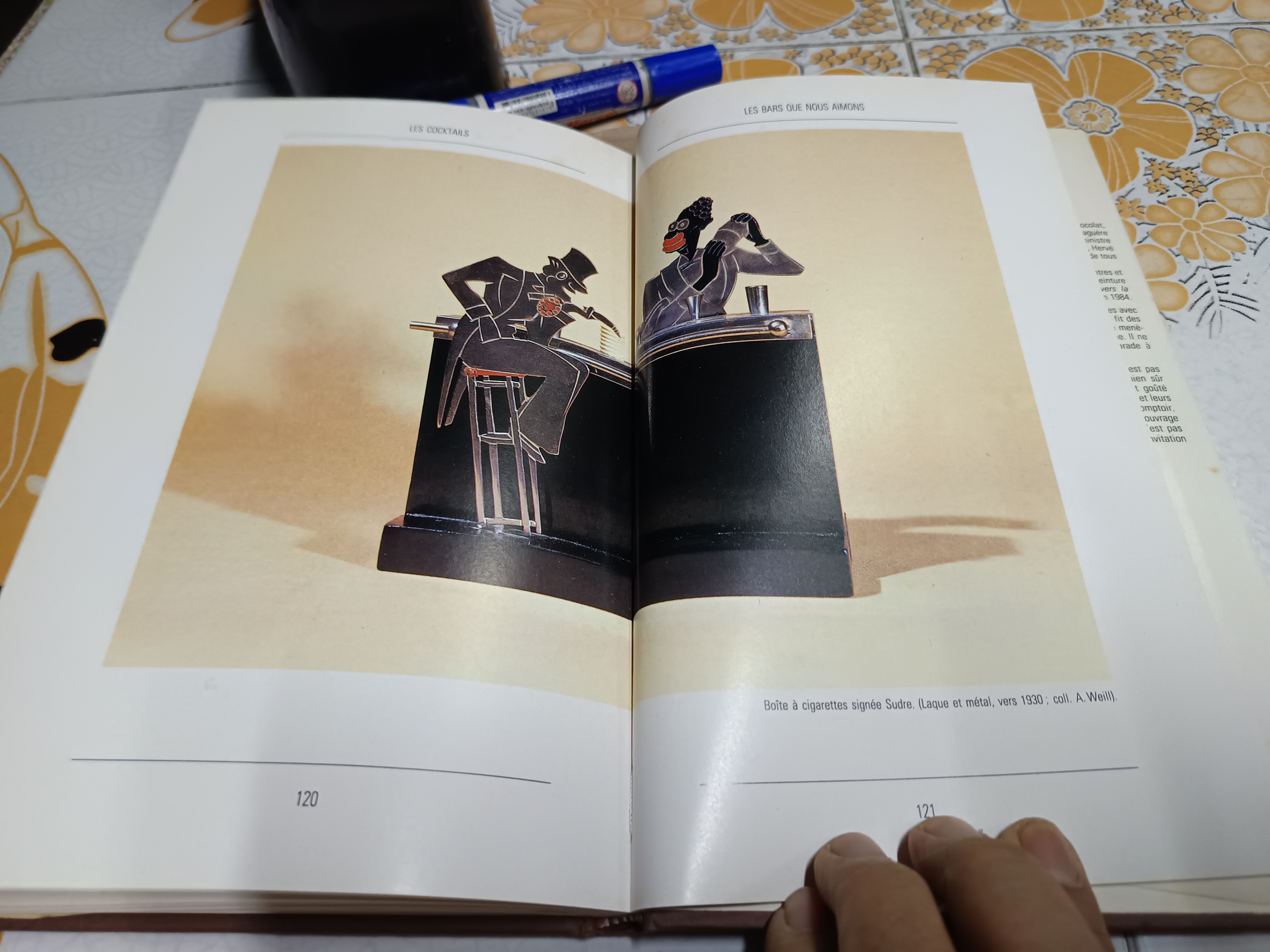 LES COCKTAILS ( FRENCH EDITION), 1988 Hervé Chayette, Alain Weill ค็อกเทล ฉบับภาษาฝรั่งเศส