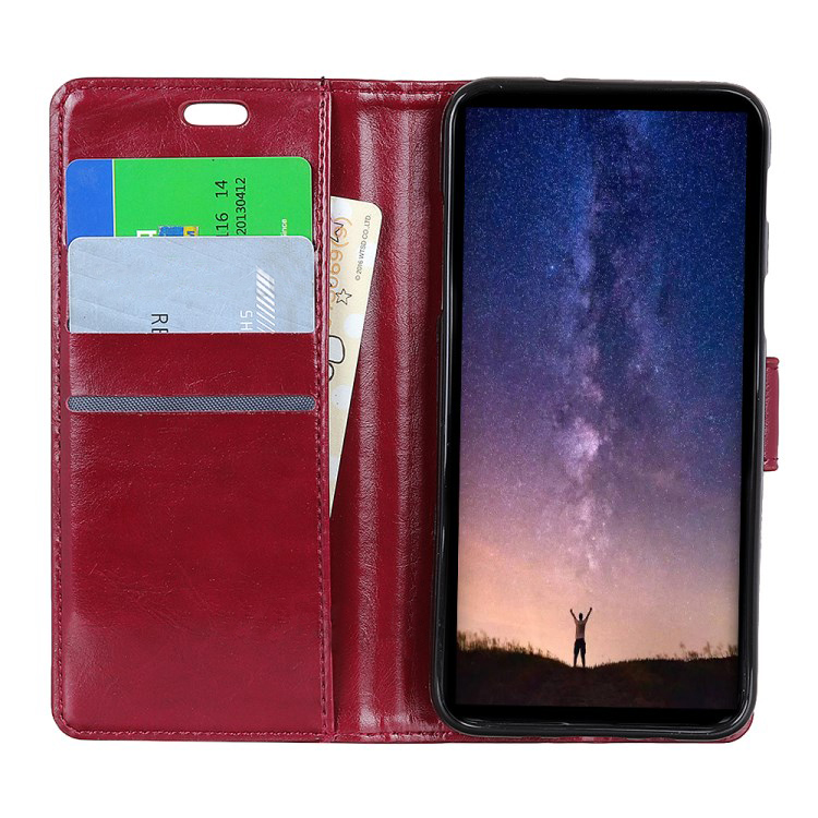 Case Huawei Mate 20 Pro #เคสฝาพับหนัง PU ผิวหนังม้าแบบกระเป๋าสตางค์ Crazy Horse Wallet Leather