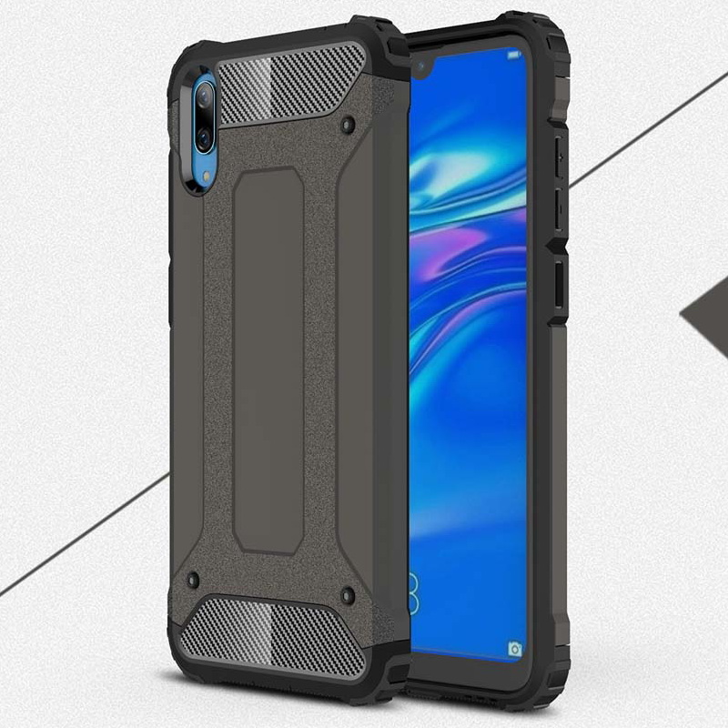 เคส Huawei Y7 Pro (2019) #เคสฝาหลังเกราะป้องกัน ไฮบริด พลาสติก+TPU
