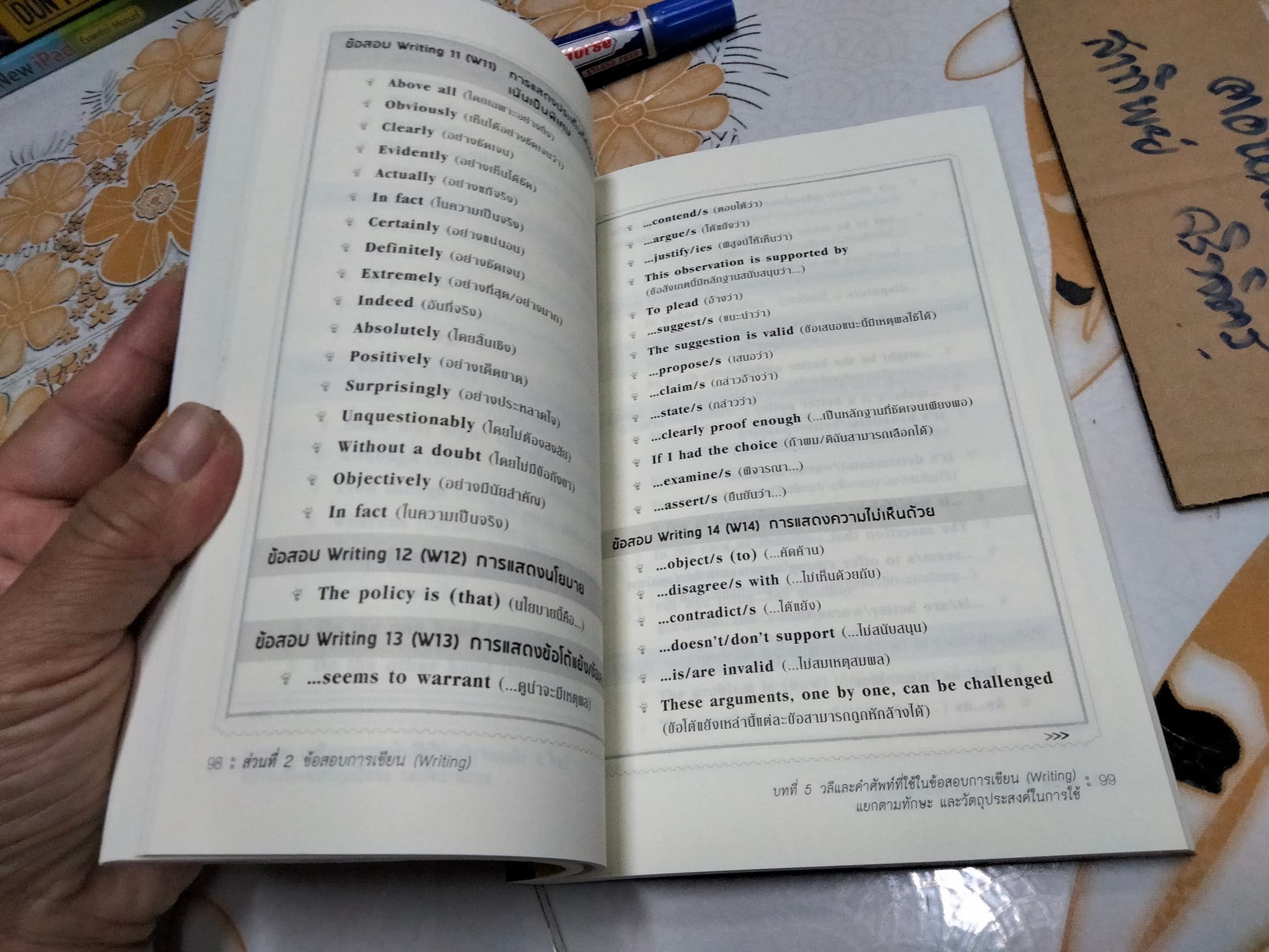 คู่มือเตรียมสอบ TOEFL -perfect phrases for the TOEFL speaking and writing sections **สินค้าหมด**