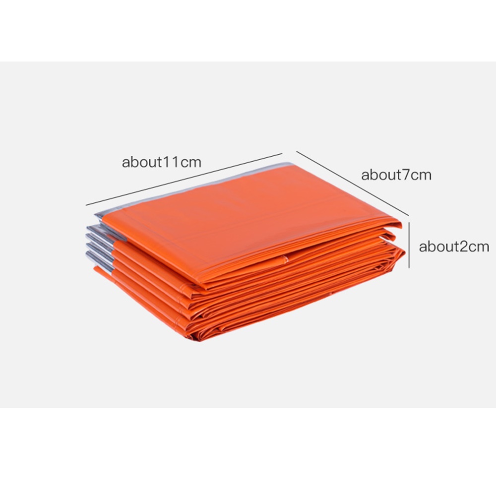ผ้าห่มฉุกเฉิน Emergency Blanket อุปกรณ์ช่วยชีวิตและเพิ่มความอบอุ่นให้ร่างกาย (J1)
