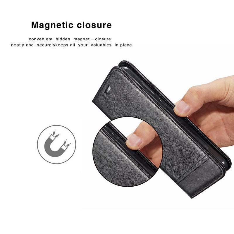 เคส Huawei Mate 20 Pro #เคสฝาพับหนัง PU มีช่องเสียบบัตร Leather Card Holder