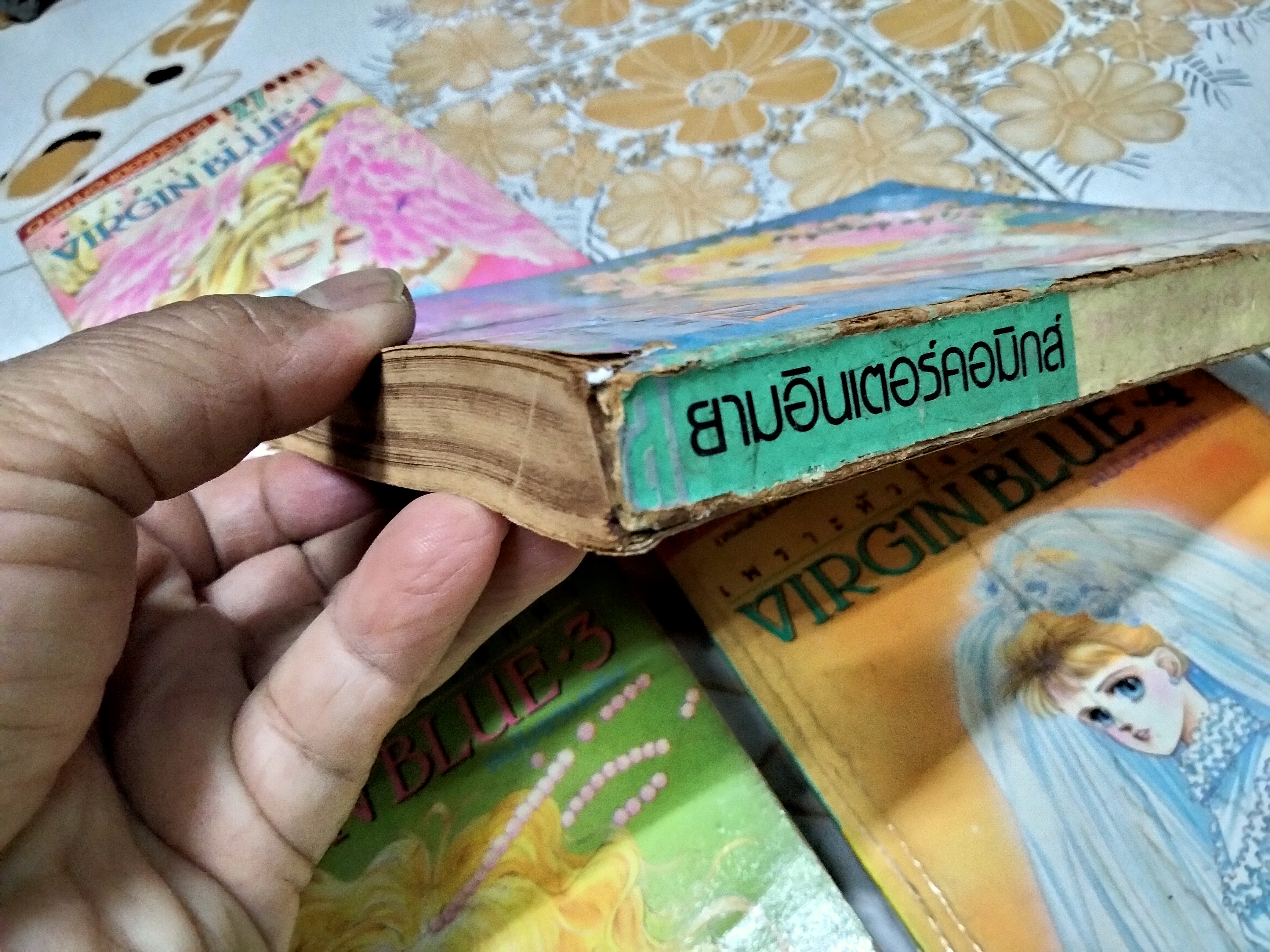 เพราะหัวใจเพรียกหา VIRGIN BLUE (4 เล่มจบ) สภาพพอใช้ **สินค้าหมด**