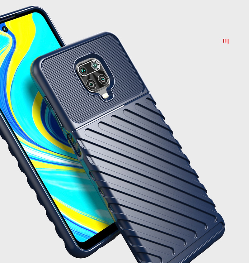 เคส Redmi Note 9 Pro/Redmi Note 9S #เคสฝาหลัง TPU อ่อน Thunder Series Twill Texture Soft TPU