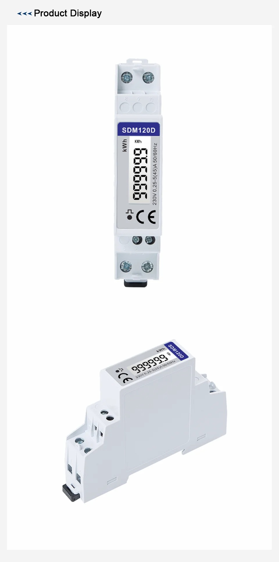 พาวเวอร์มิเตอร์ไฟฟ้า sdm120d