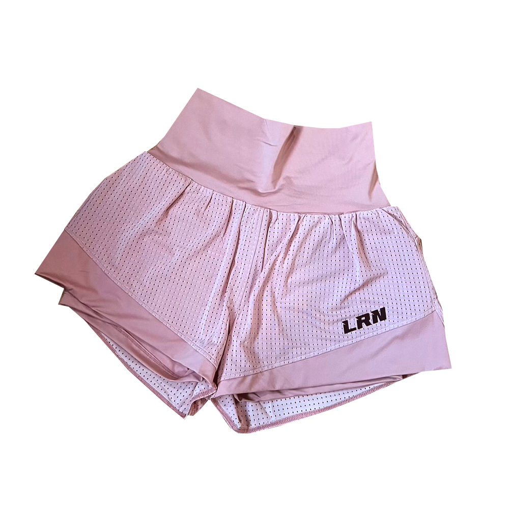 กางเกงวิ่งมาราธอน 2" วิ่งเทรล woman เอวสูงปิดพุงมีซิปกระเป๋าด้านหลัง (G21)