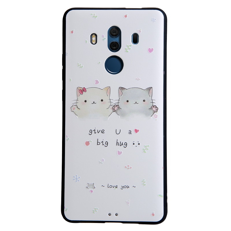 เคส Huawei Mate 10 Pro #เคสฝาหลังพิมพ์ลายนูน TPU Gel สีสันสวยงามลายน่ารักๆ