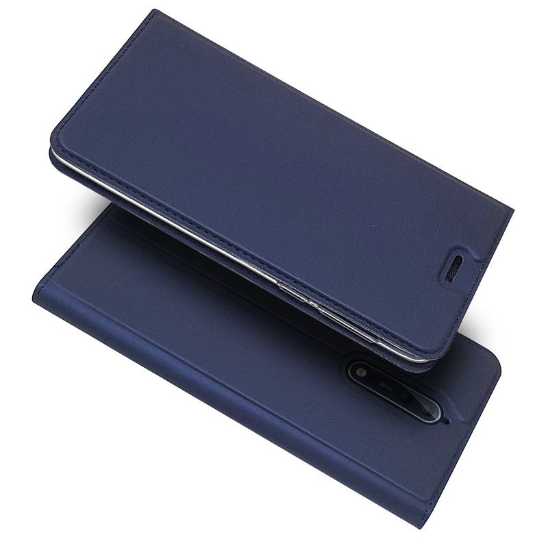 เคส Nokia 8 #เคสฝาพับหนัง PU Magnetic Adsorption Stand Leather Card Holder สวยงามทันสมัย