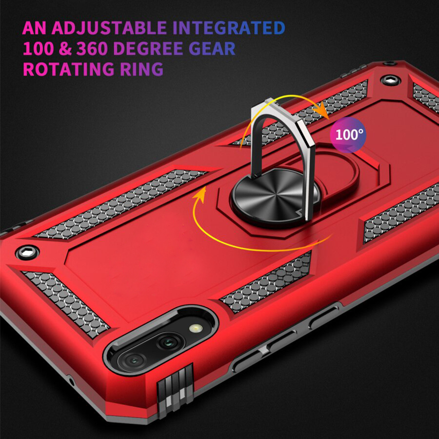 Case Huawei Y7 Pro 2019 #เคสฝาหลัง Hybrid TPU+PC มีแหวนสวมนิ้ว ( พร้อมส่ง)