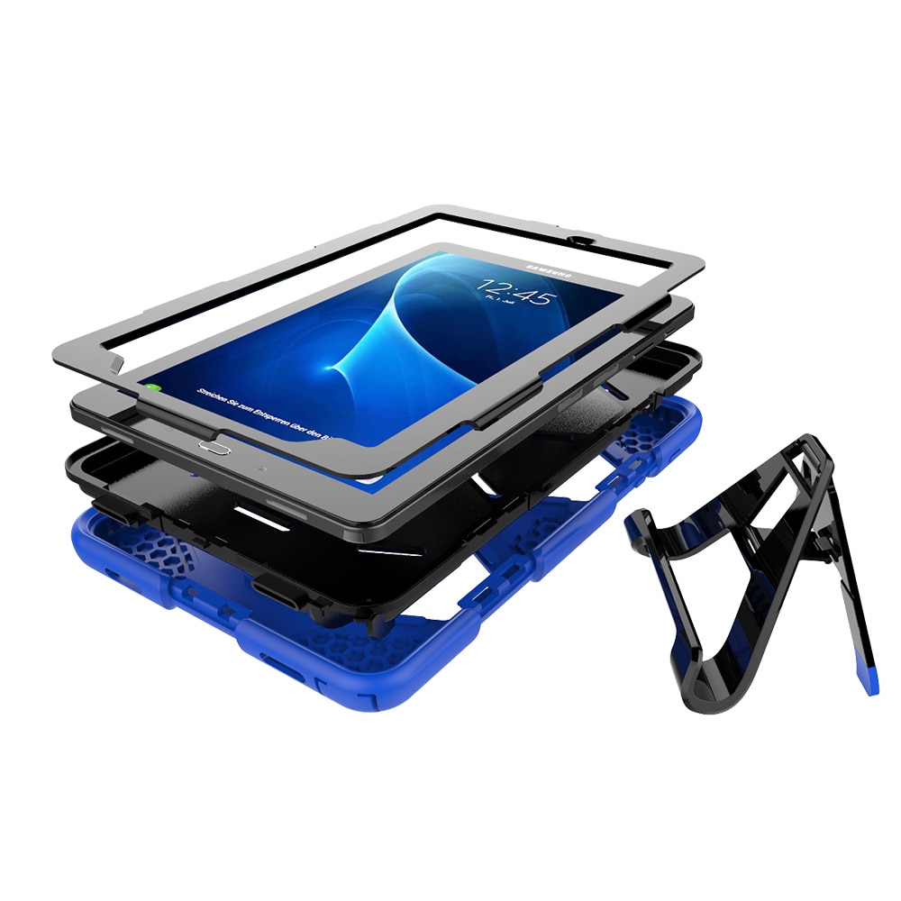 Case Samsung Galaxy Tab A 10.1 (2016) P580 P585 #เคสฝาหลังไฮบริดกันกระแทก ซิลิโคน+พลาสติก Combo Shell