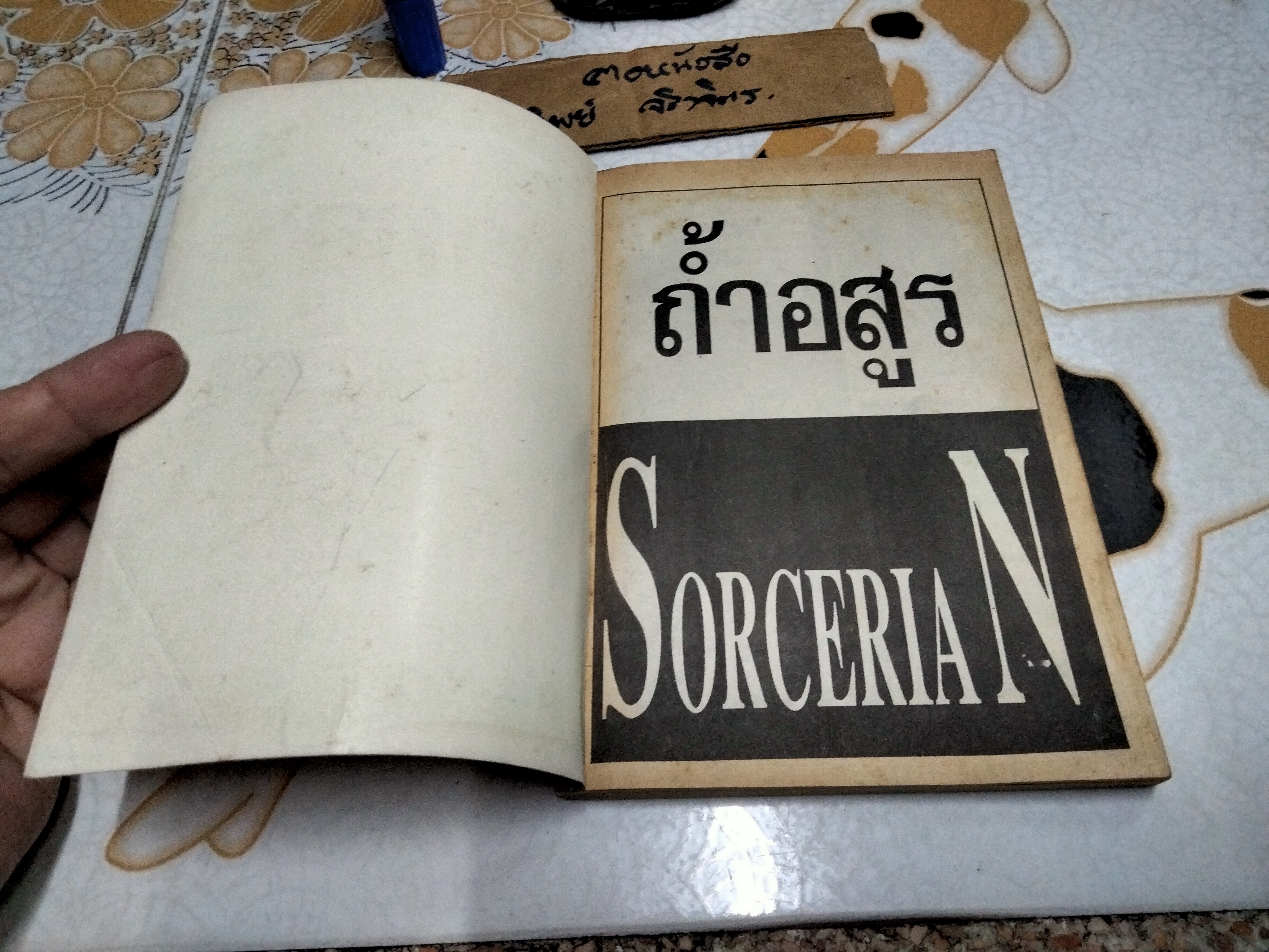 ถ้ำอสูร SORCERIAN (เล่มเดียวจบ) สนพ. หมึกจีน