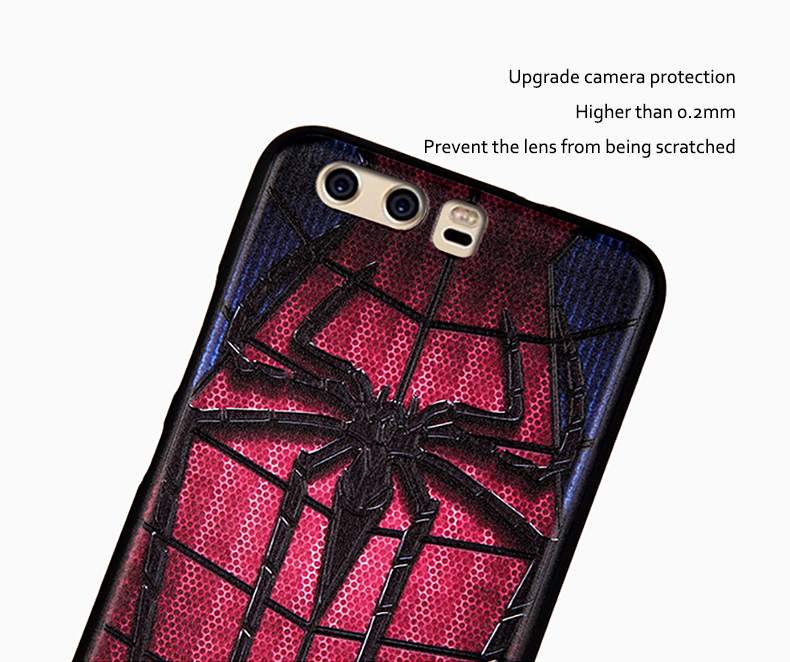 Case Huawei P10 Plus #เคสฝาลายนูน 3D Embossment TPU Mobile Shell สวยงาม