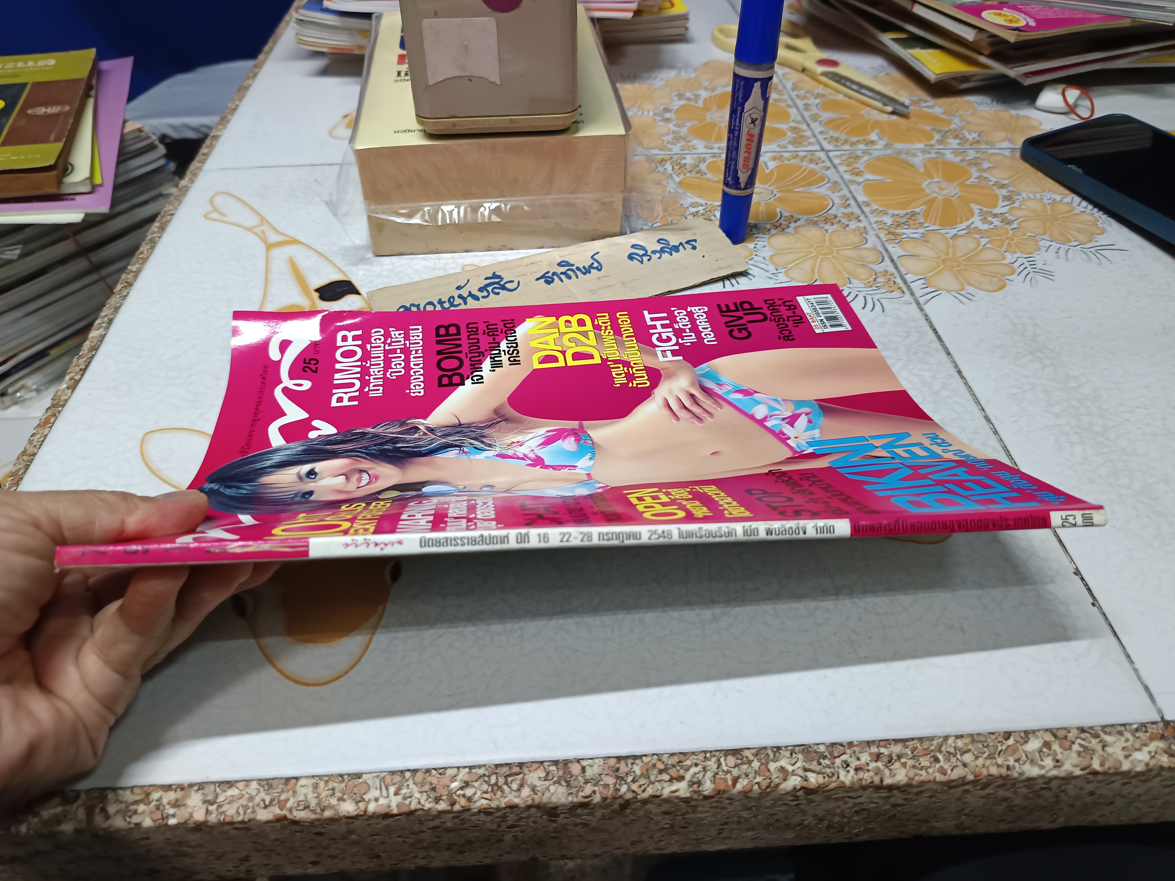 นิตยสารทีวีพูล ชุดบิกินี่ ปก สุ่ย พรนภา