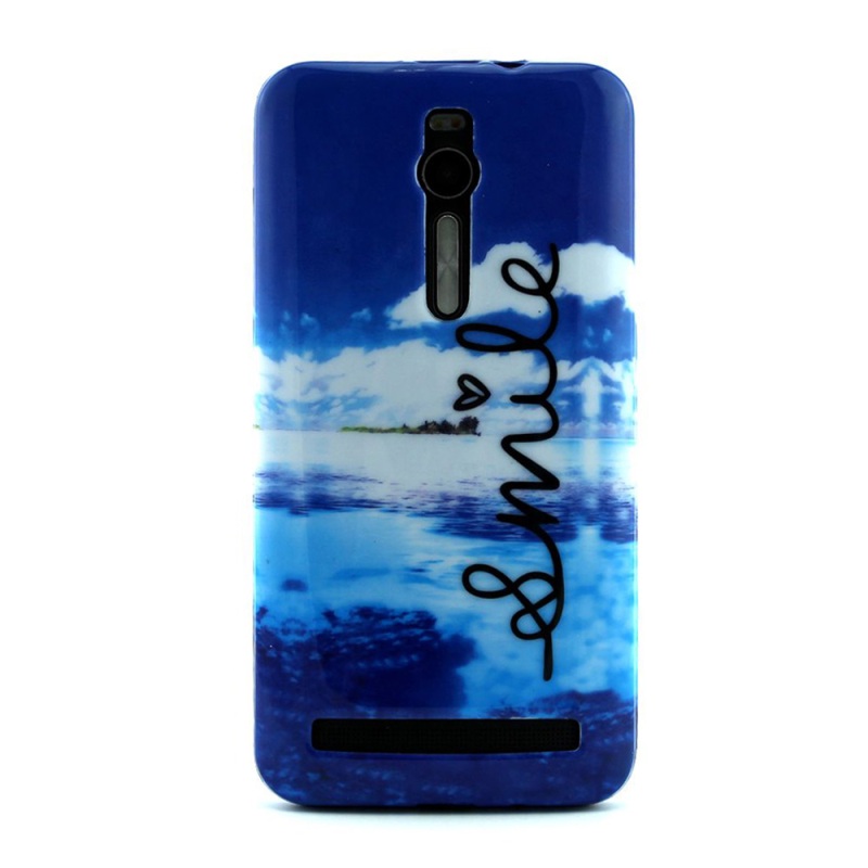 เคส Asus Zenfone 2 ZE551ML ZE550ML เคสฝาหลัง TPU นิ่มบิดงอได้ พิมพ์ลายสวยงาม