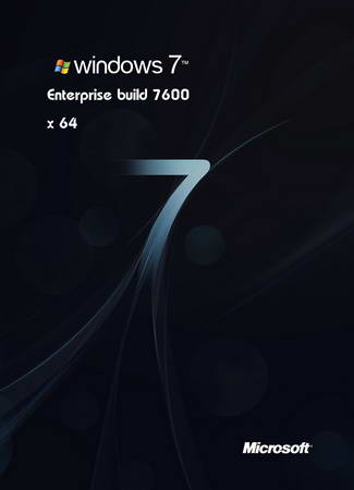 Microsoft Windows7 Enterprise build 7600. x64 [RTM] ( 1 DVD )