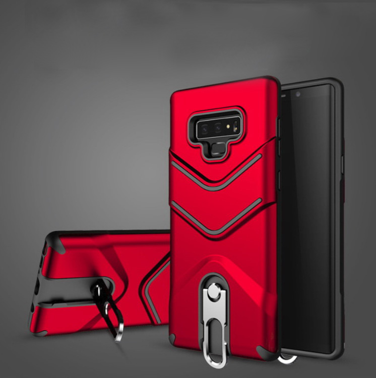 เคส Samsung Galaxy Note 9 #เคสฝาหลัง TPU + PC Hybrid Case พร้อม Kickstand