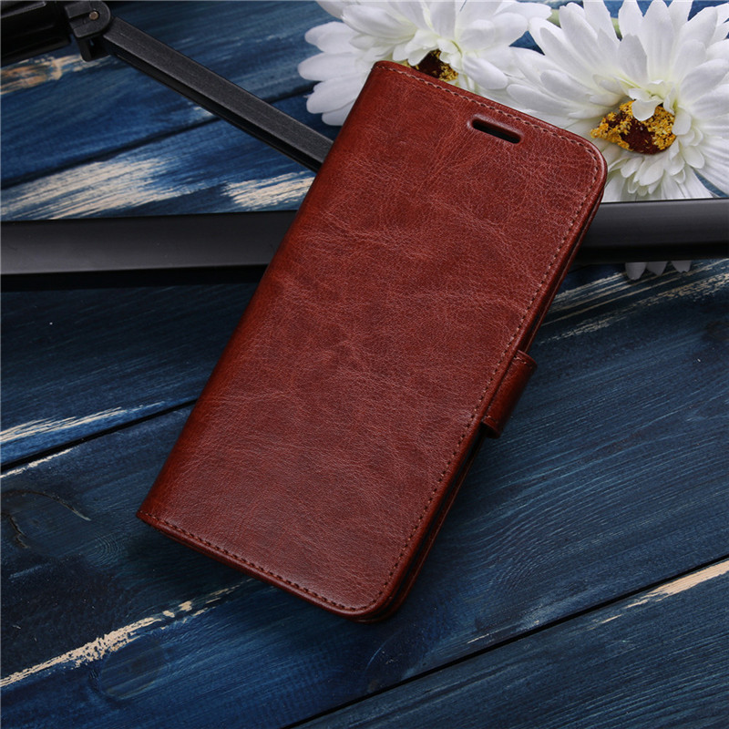 Case Huawei Y7 2017 #เคสฝาพับแบบกระเป๋าสตางค์หนัง PU ผิวหนังม้า พับตั้งได้ สินค้าดีราคาถูก