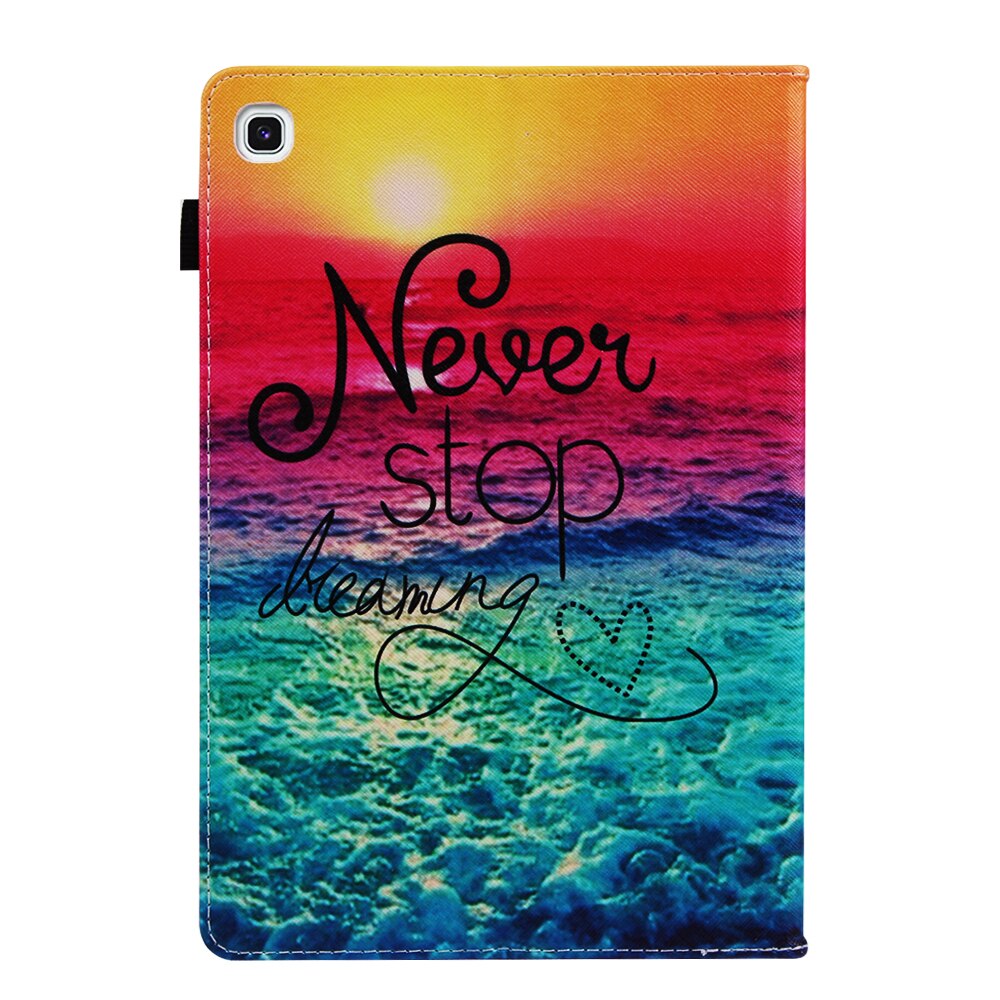 Case Samsung Galaxy Tab A 10.1 (2019) T510 T515 #เคสฝาพับหนัง PU พิมพ์ลวดลาย Pattern Printing Magnetic Wallet Leather
