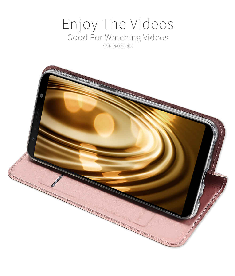 Case Samsung Galaxy A7 (2018) #เคสฝาพับ DUX DUCIS Skin Pro Series คุณภาพดี