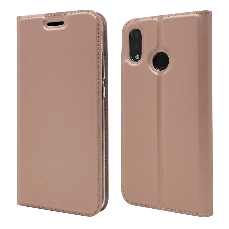 Case Huawei Nova 3e/P20 Lite #เคสฝาพับหนัง PU Magnetic Adsorption Stand Leather Card Holder