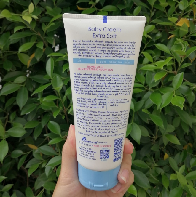 (Pre Order) Sebamed® Baby Cream Extra Soft 200g ซีบาเมด ครีมดูแลและปกป้องผิวชนิดเข้มข้น สำหรับผิวทารกที่บอบบาง pH 5.5 ผ่านการทดสอบทางผิวหนังและคลีนิค