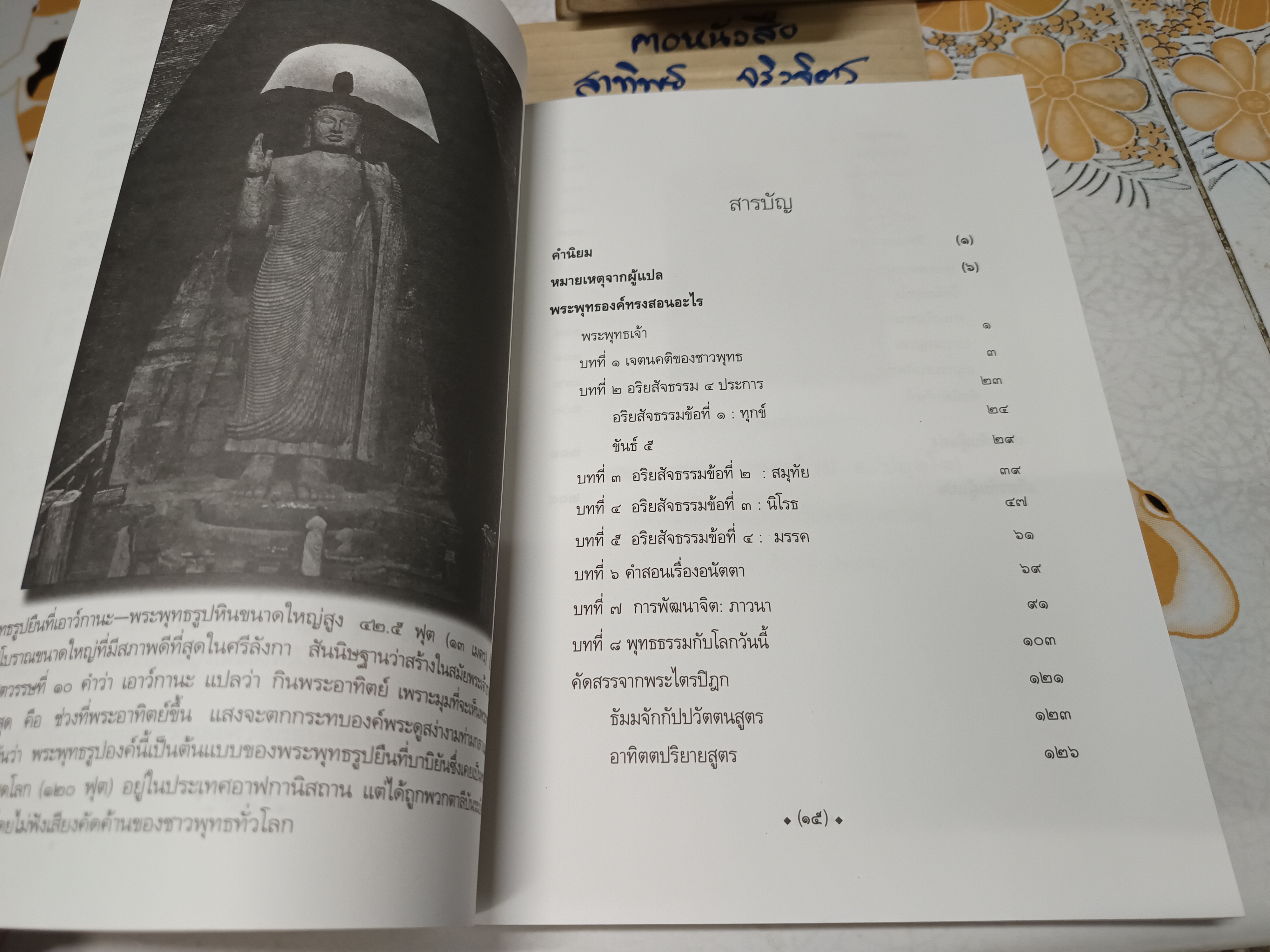 พระพุทธองค์ทรงสอนอะไร ( What the Buddha Taught ) ดร. วัลโปละ ราหุละ เขียน ดร. ุสุนทร พลามินทร์ แปล **สินค้าหมด**