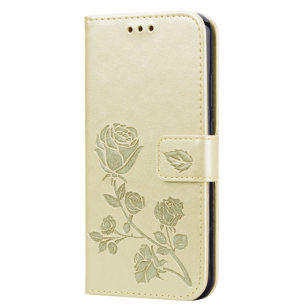 Case Huawei P20 Pro #เคสฝาพับหนัง PU ลายดอกกุหลาบแบบกระเป๋าสตางค์ HAT PRINCE Imprinted Rose Leather