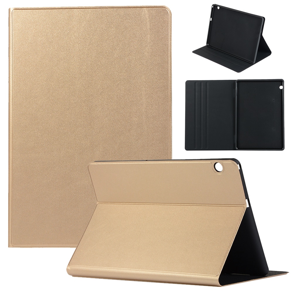 เคส Huawei MediaPad T5 10 #เคสฝาพับหนัง PU+TPU พับตั้งได้ PU Leather Protection Case with Stand