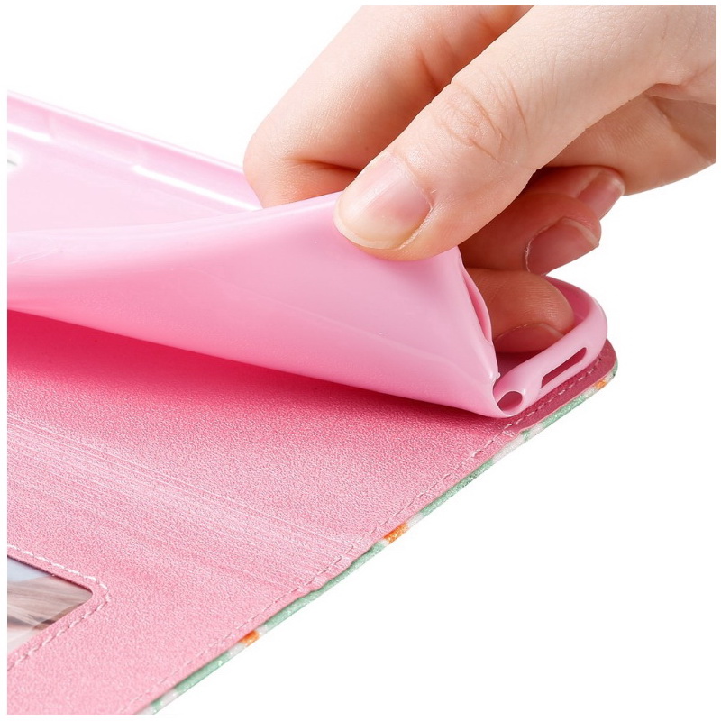 Case Xiaomi Mi Note 10 Lite #เคสฝาพับหนัง PU ลายดอกไม้ Beauty Case Flip Stand Card Leather Cover for Girl Women