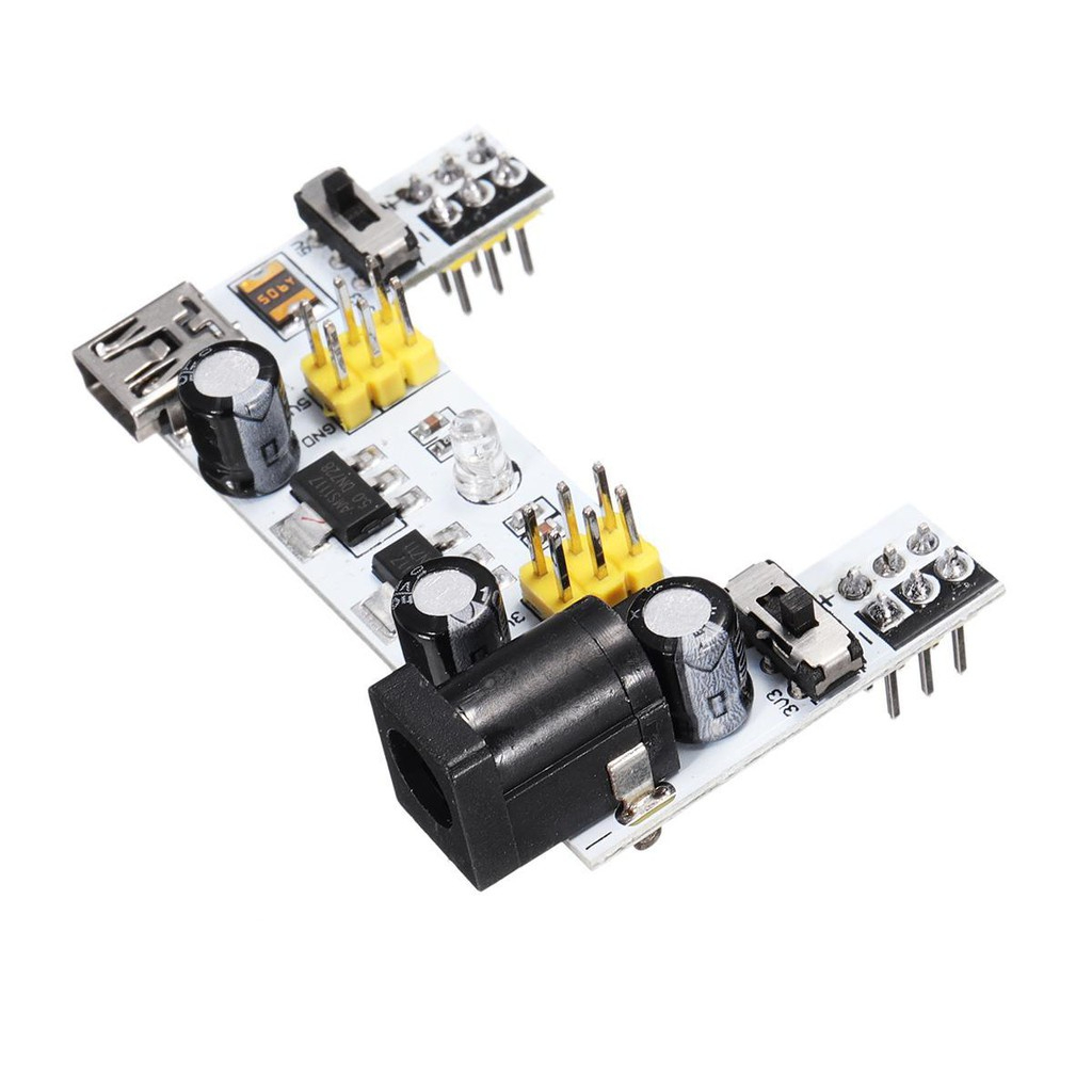 Breadboard Power Module พร้อมสวิตช์ 7-12V to 5V 3.3V